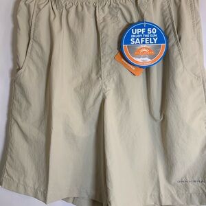 Columbia Men’s Sm Backcast III Water Short UPF 50 Men’s Beige Water Shorts/ Swim